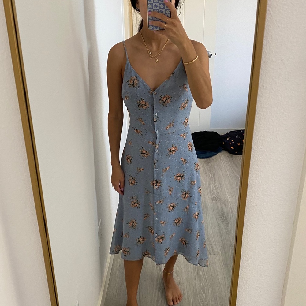 TOPSHOP FLORAL DRESS